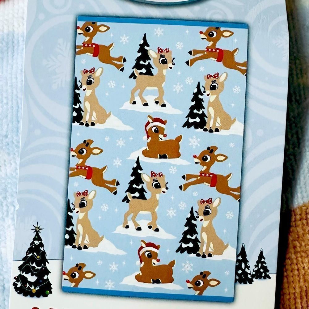 Rudolph the Red-Nosed Reindeer Bathroom Holiday Hand Towel